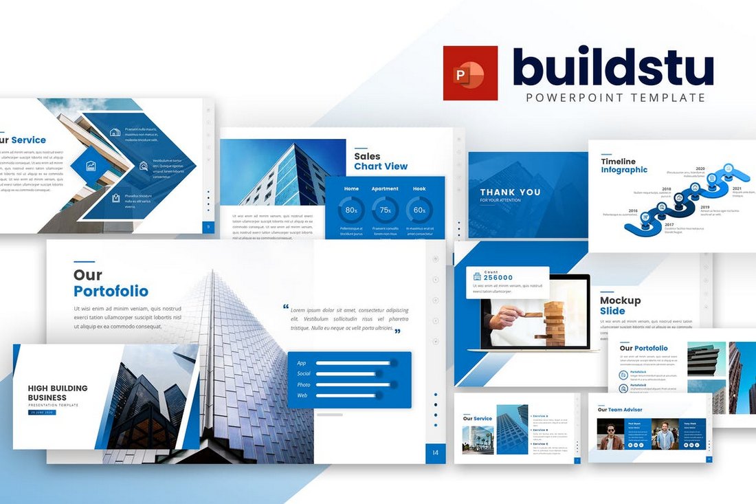 Buildstu - Business Powerpoint Template