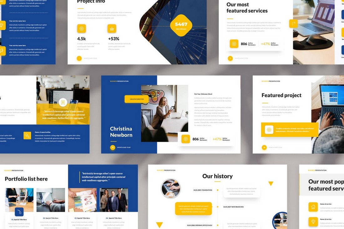 Business & Corporate PowerPoint Template