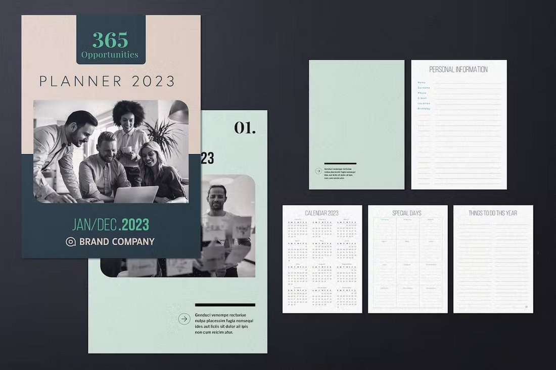 Business Daily Planner 2023 Template