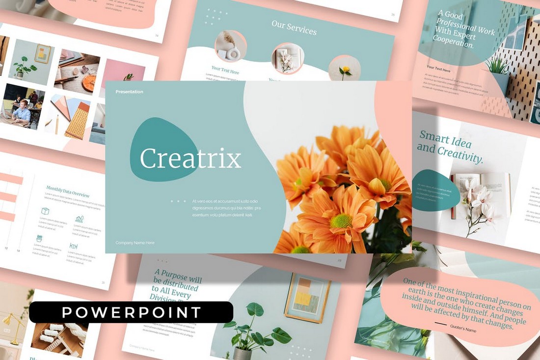 CREATRIX - Clean Creative Powerpoint Template