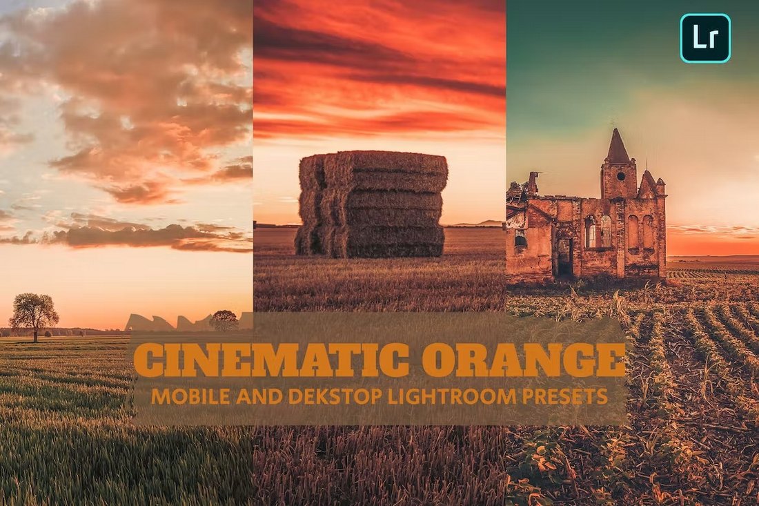 Cinematic Orange Landscape Lightroom Presets