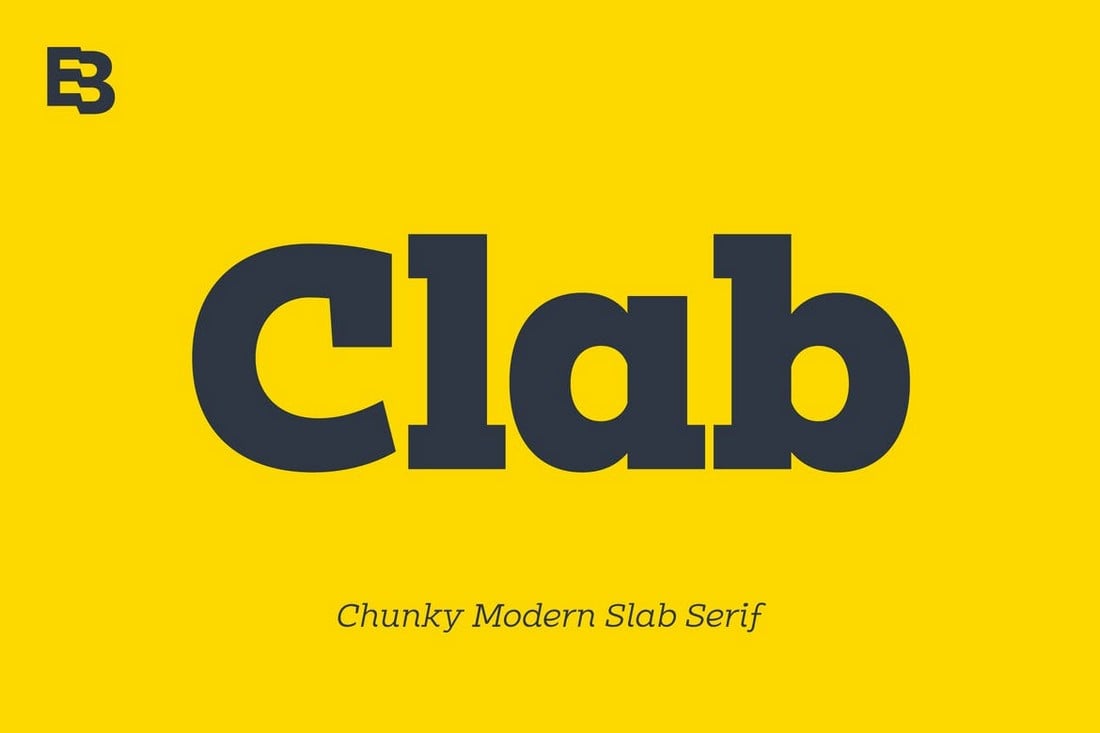 Clab - Modern Slab Serif Font