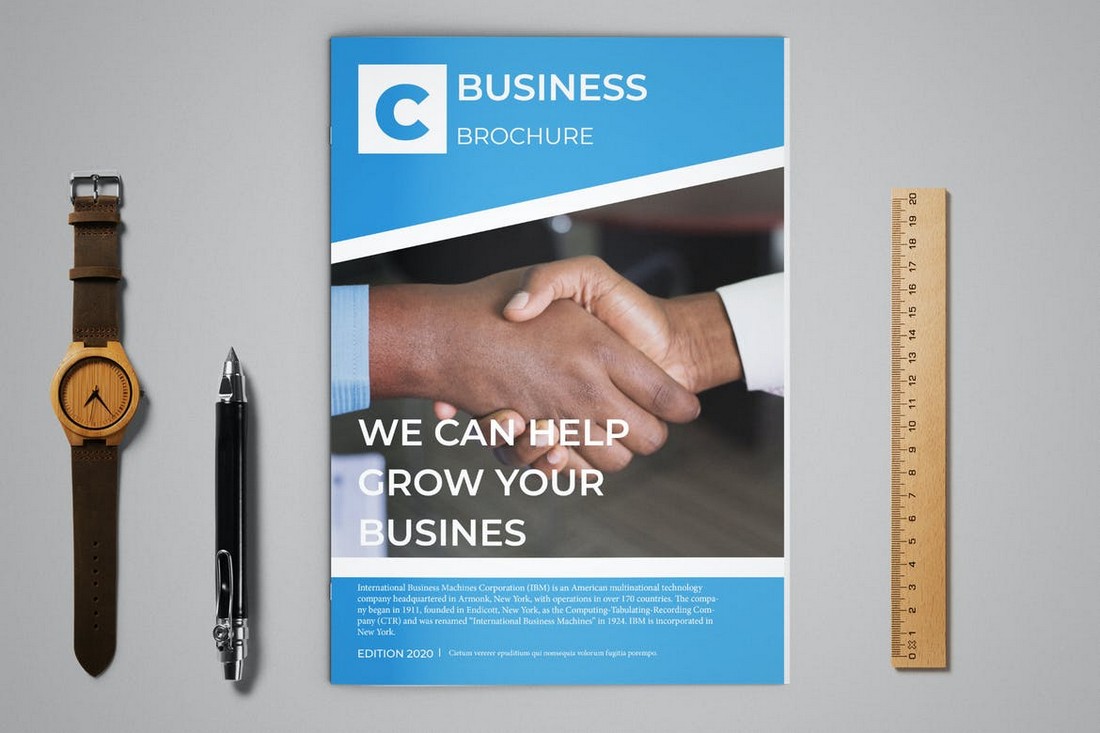 Corporate Business Brochure 12-Page Template