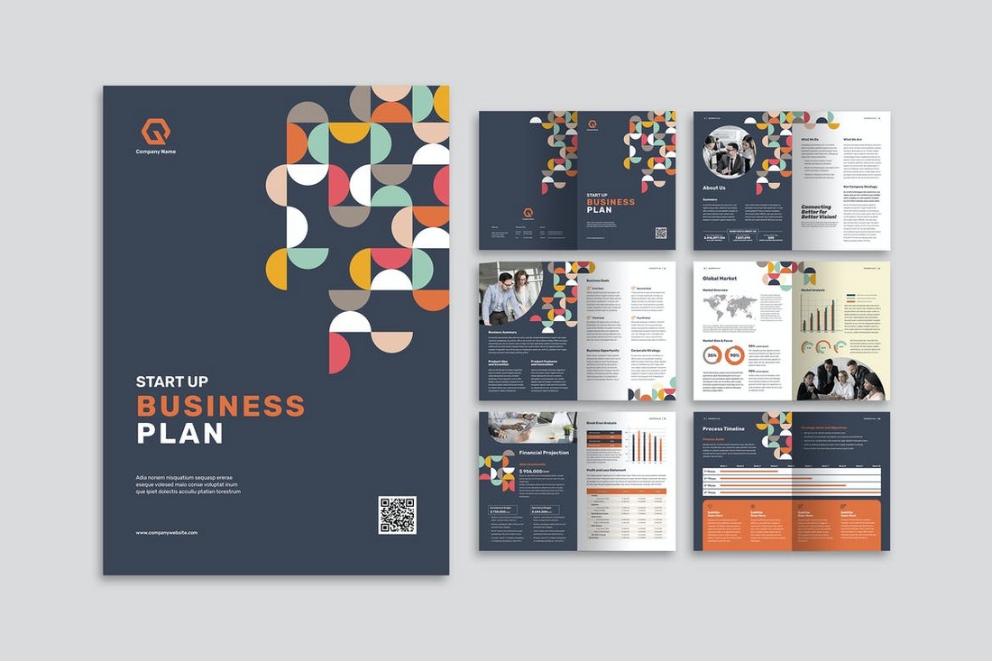 Corporate Business Plan Brochure Template