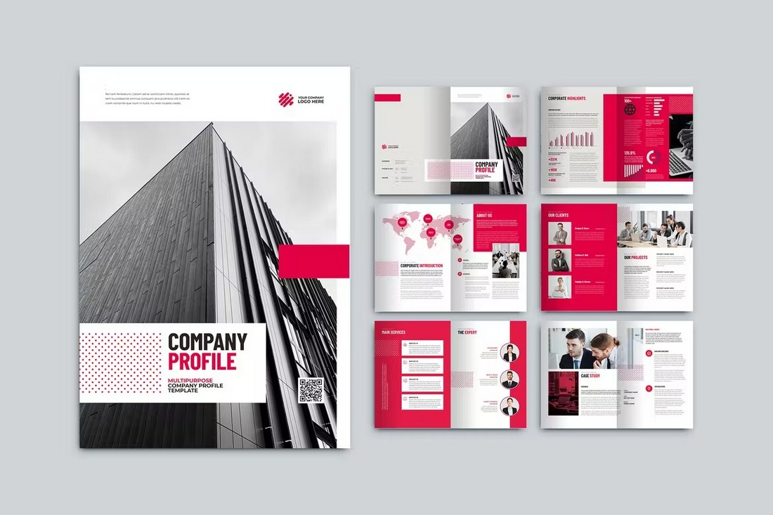 Corporate Company Profile Brochure Template