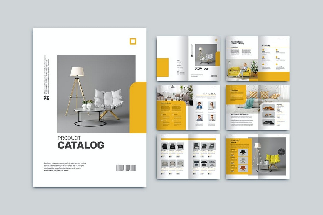 Corporate Product Catalog Brochure Template