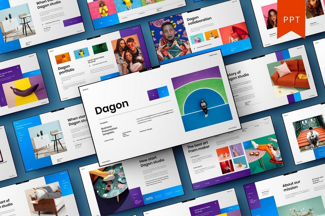 Dagon - Company Profile PowerPoint Template