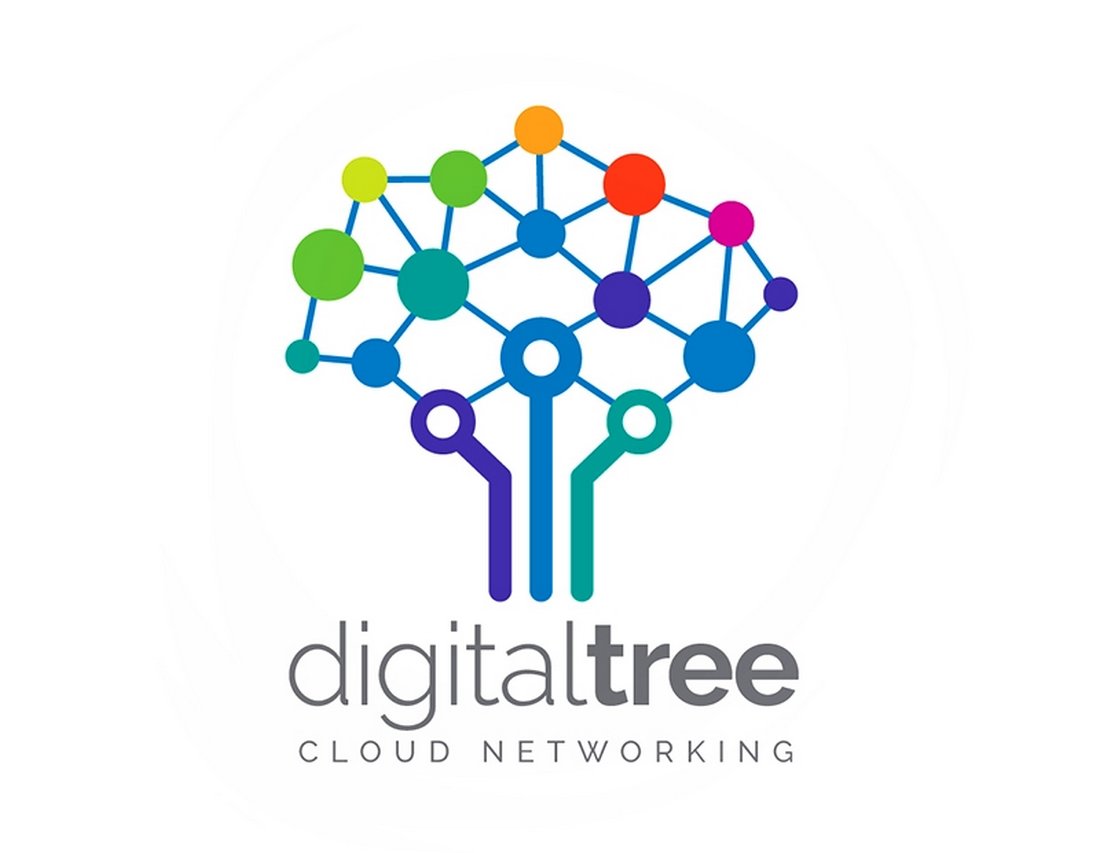 Digital Tree - Free Technology Logo Template