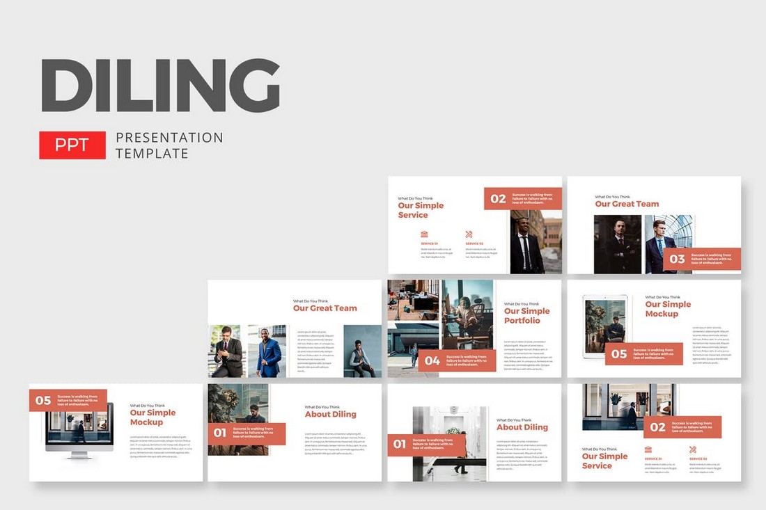 Dilling Business - Corporate PowerPoint Template