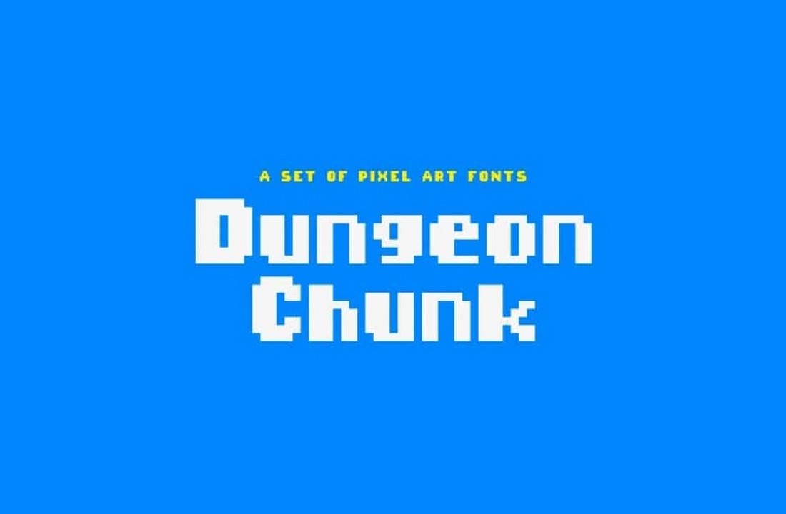 Dungeon Chunk - Free Pixel Art Font
