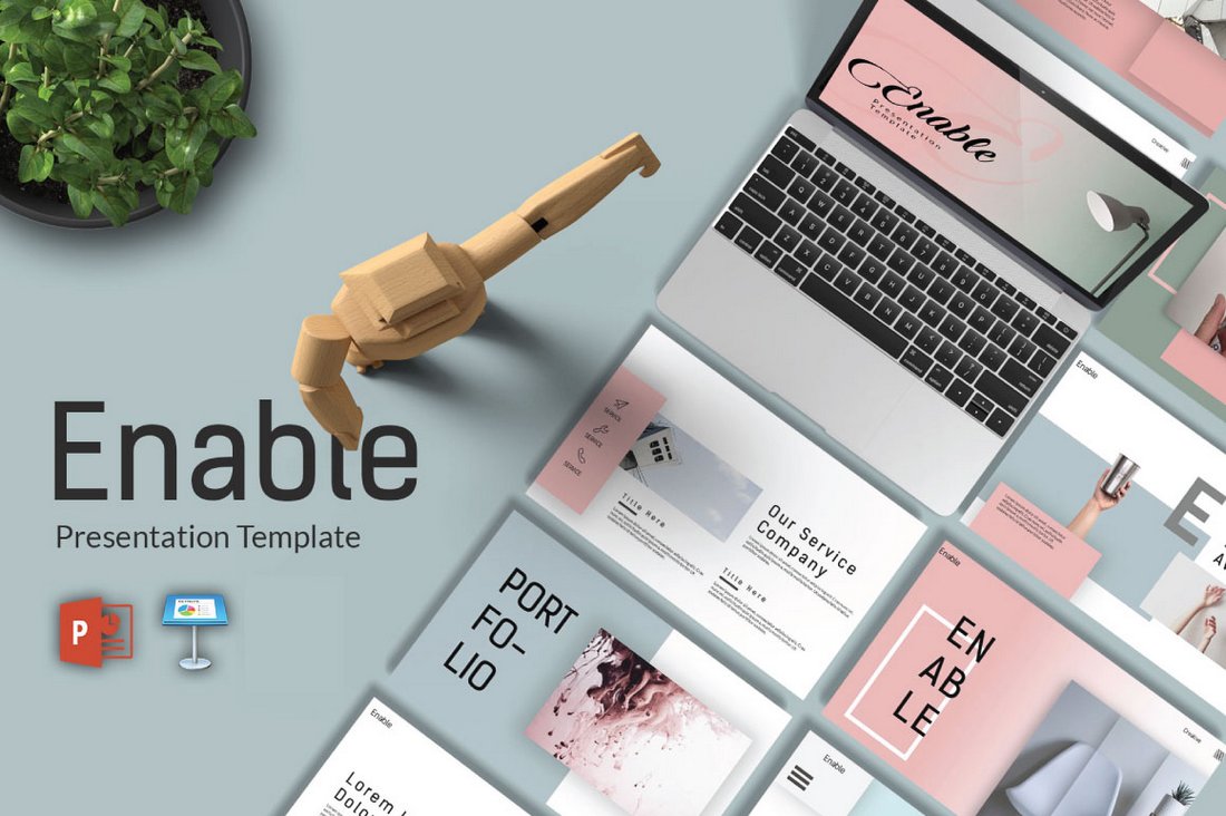 Enable - Free Presentation Template