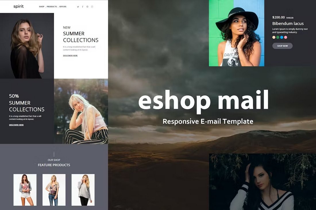 Eshop Mail - Responsive E-mail Template
