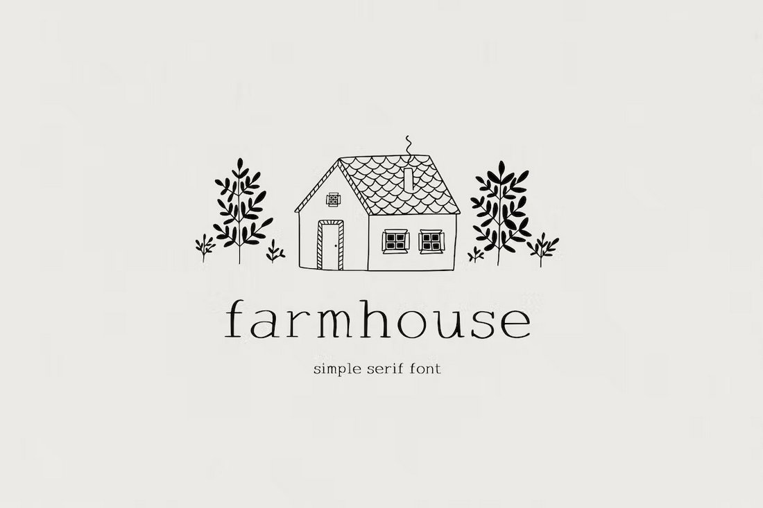 Farmhouse - Simple Rustic Serif Font