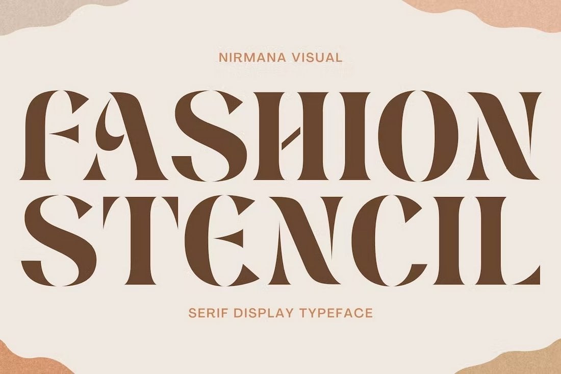 Fashion - Trendy Stencil Logo Font