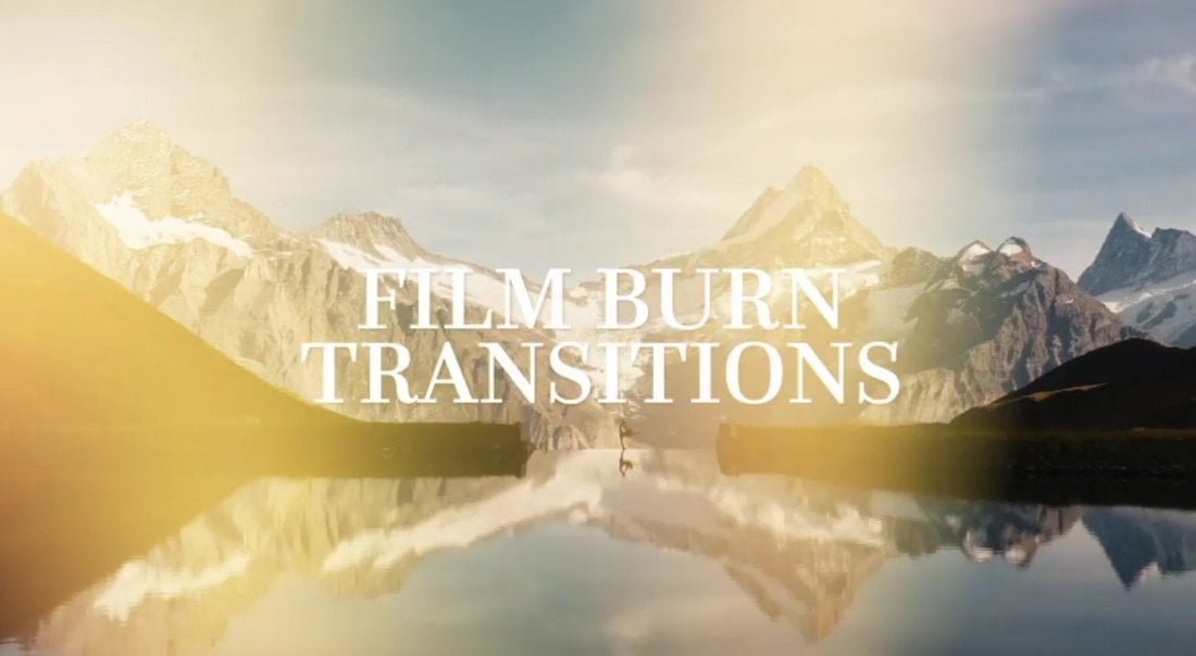 Film Burn Transitions for DaVinci Resolve