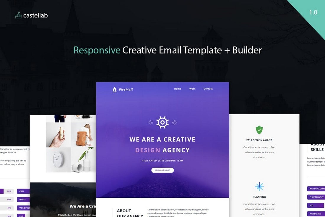 FireMail - Creative Responsive Email Template