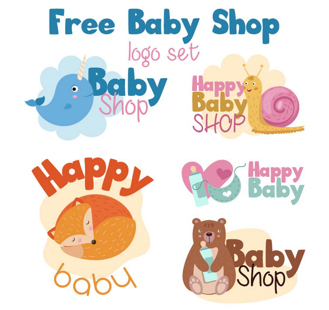 Free Baby Shop Logo Templates