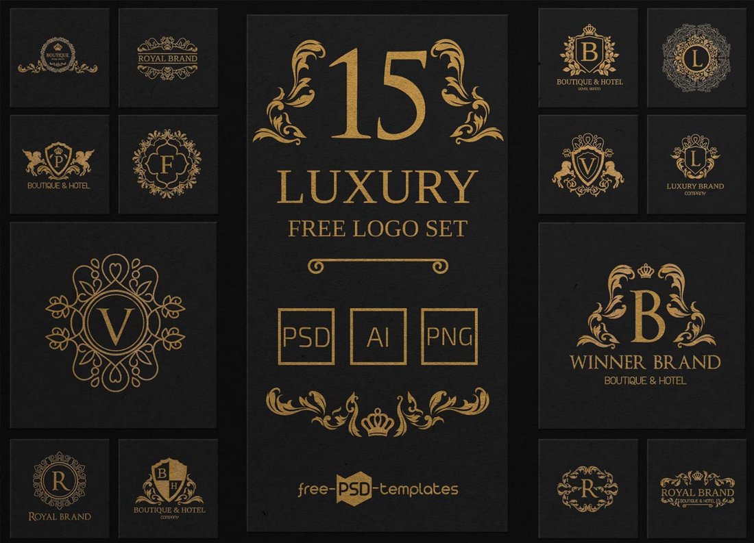 Free Luxury Logo Templates