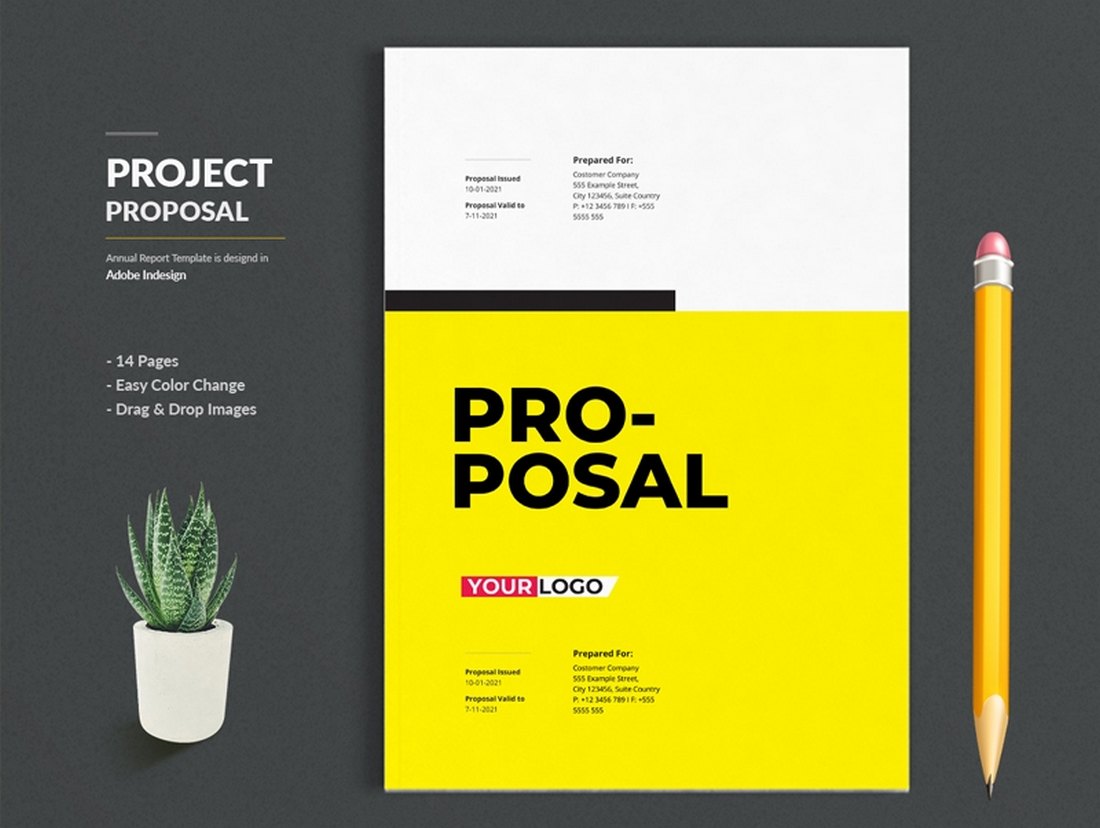 Free Project Proposal Brochure Template