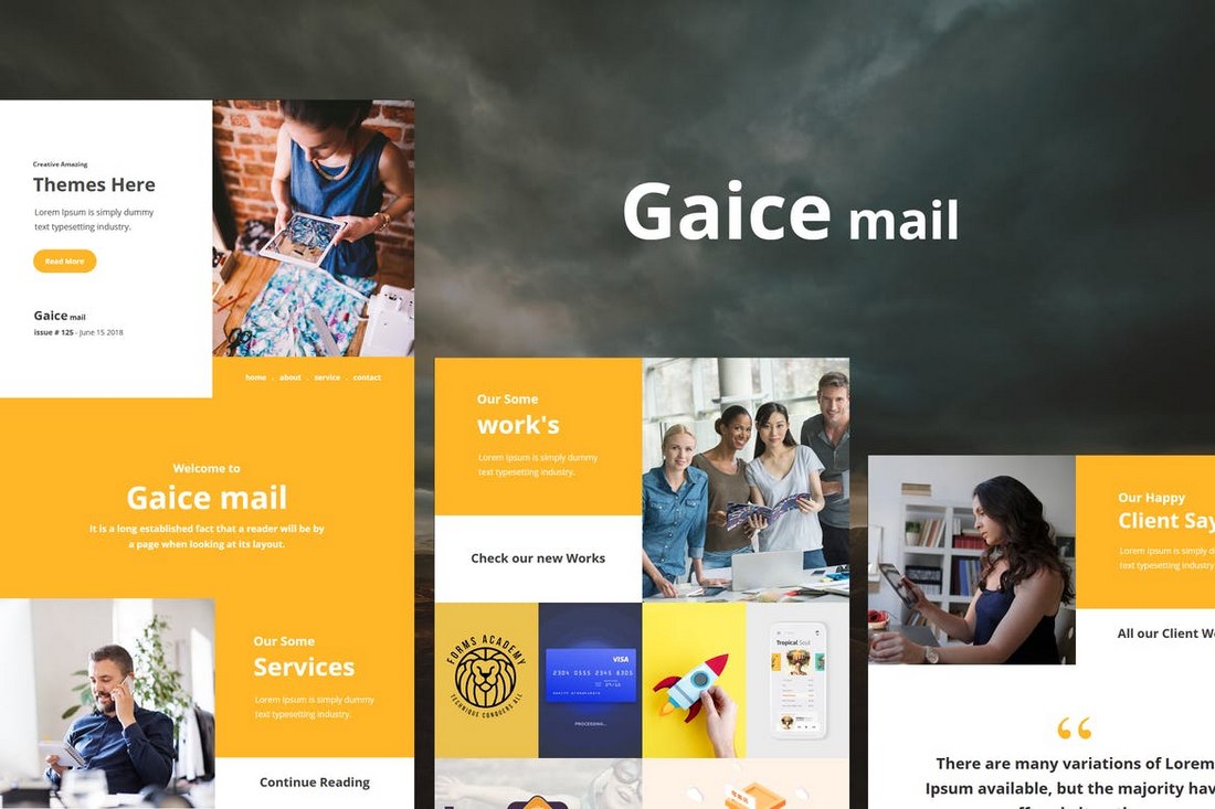 Gaice Mail - Responsive E-mail Template