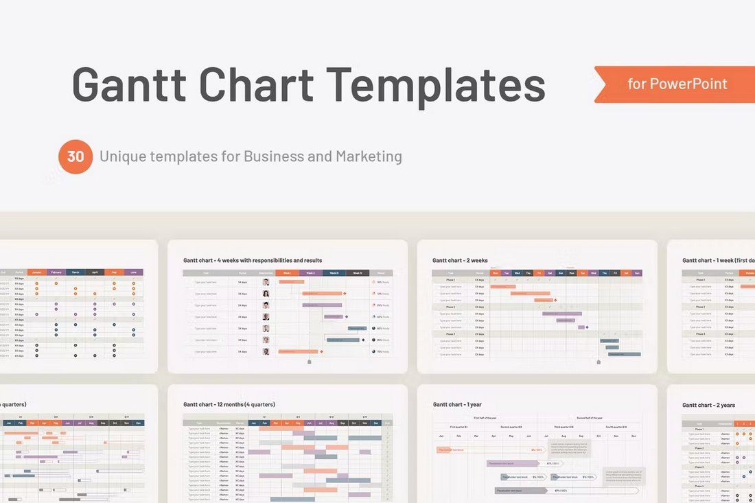 Gantt Chart PowerPoint Templates
