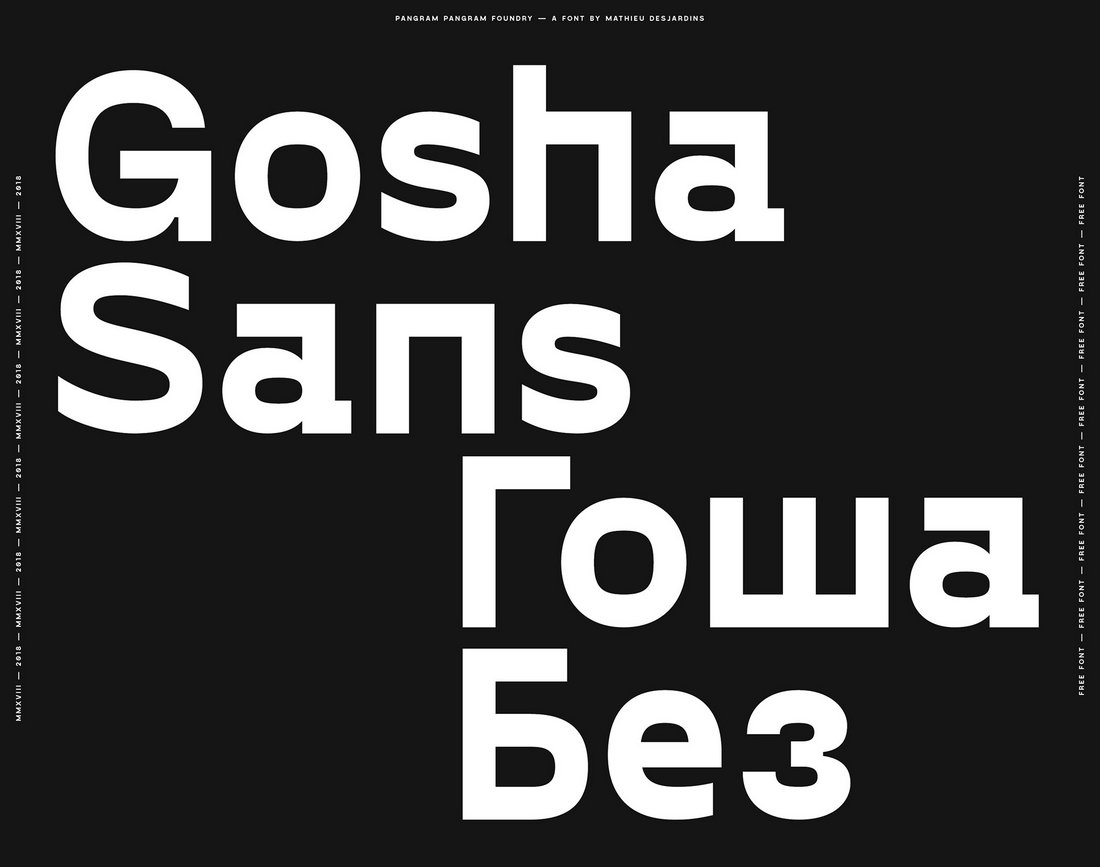 Gosha Sans - Free Slab Serif Typeface