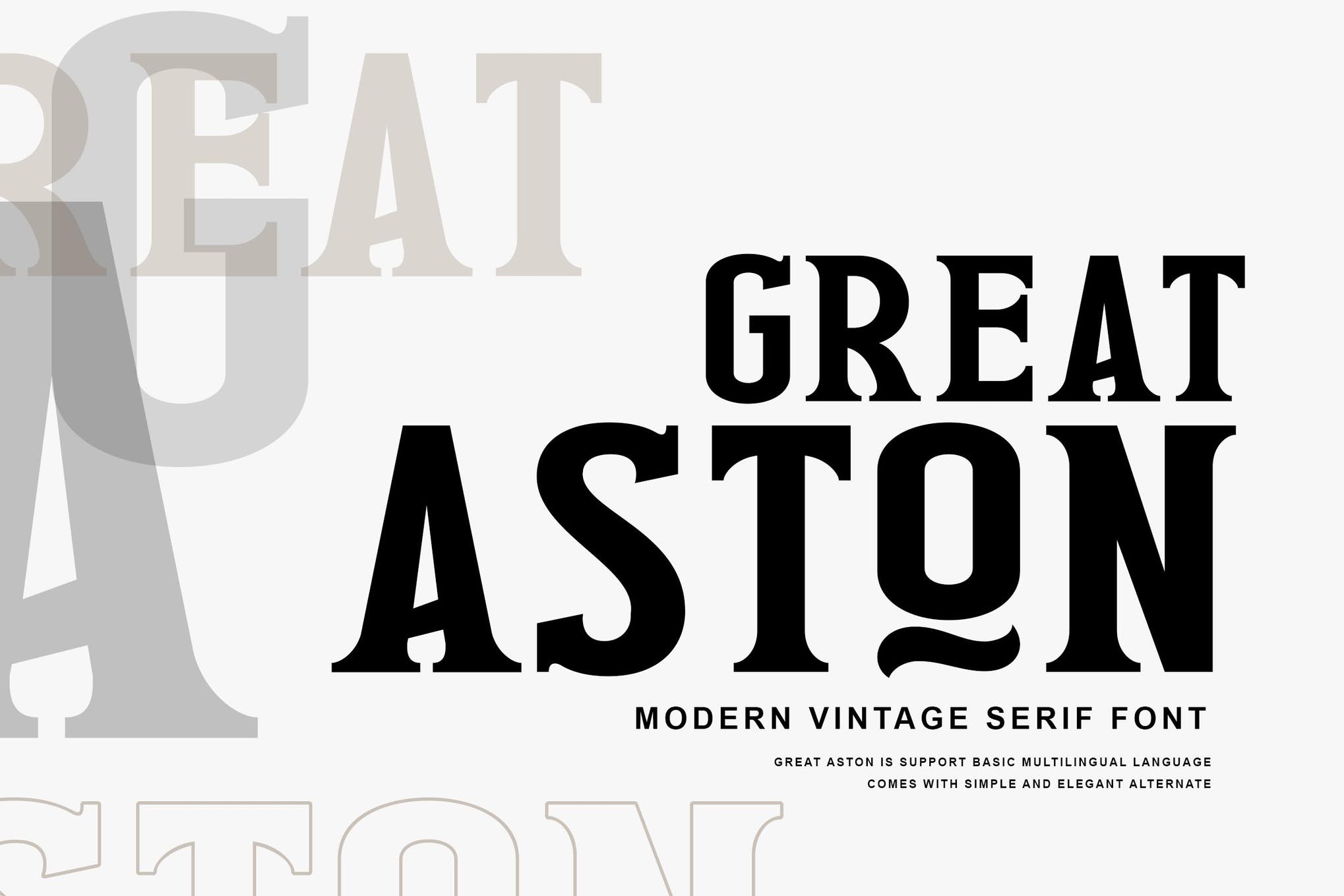 Great Aston Business Serif Font