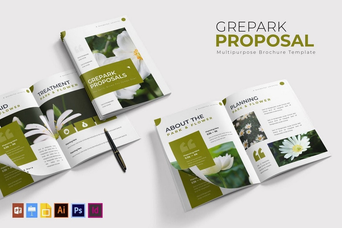 Grepark - Modern Proposal Brochure Template