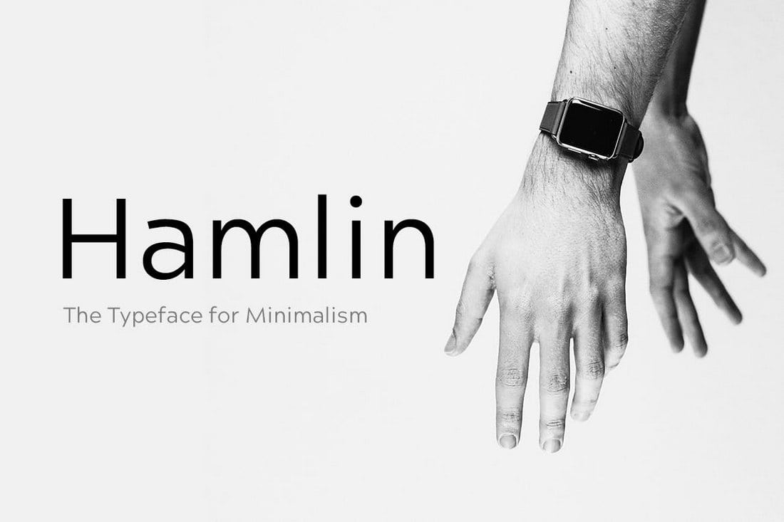 HAMLIN - Minimal Geometric Fonta