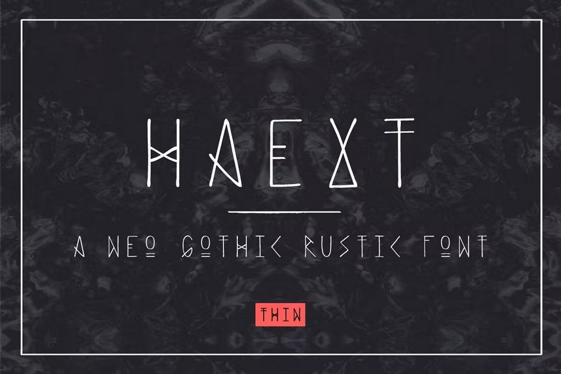 Haext Pen - Unique Gothic Rustic Font