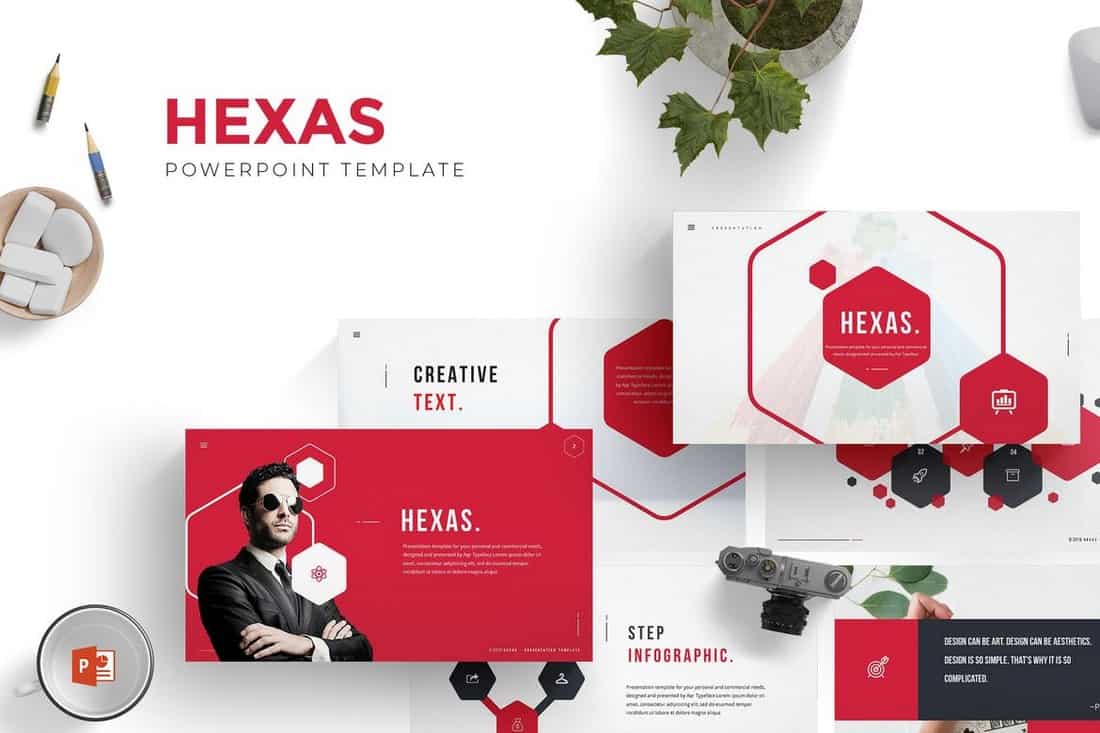 Hexas - Beautiful Powerpoint Template