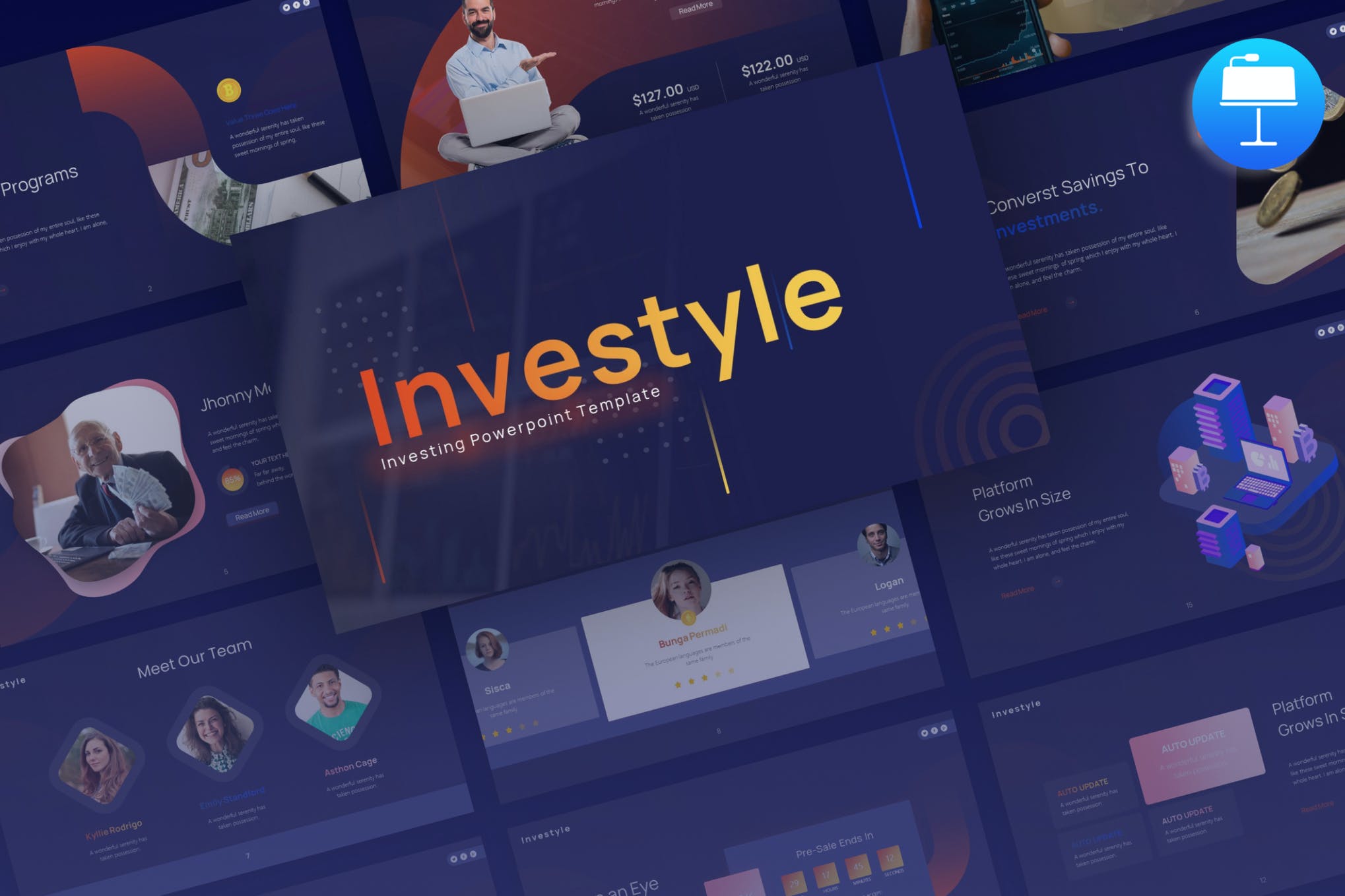 Investyle Investing Modern Keynote Template