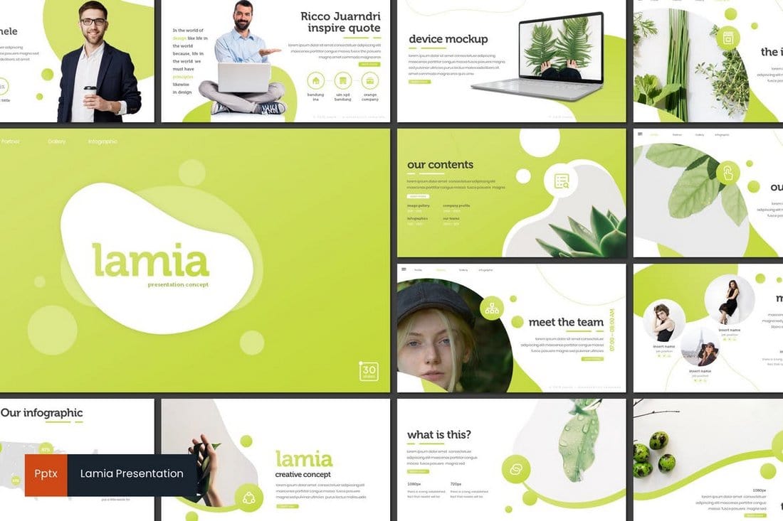 Lamia - Modern PowerPoint Template