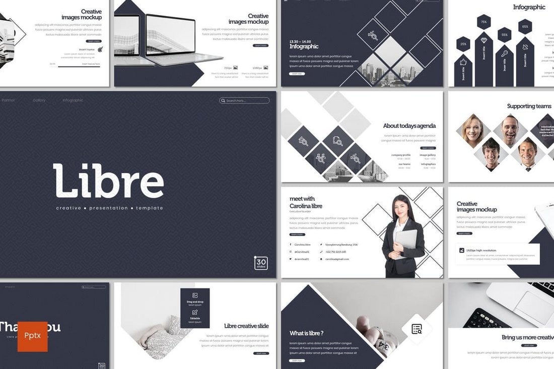 Libre - Powerpoint Template