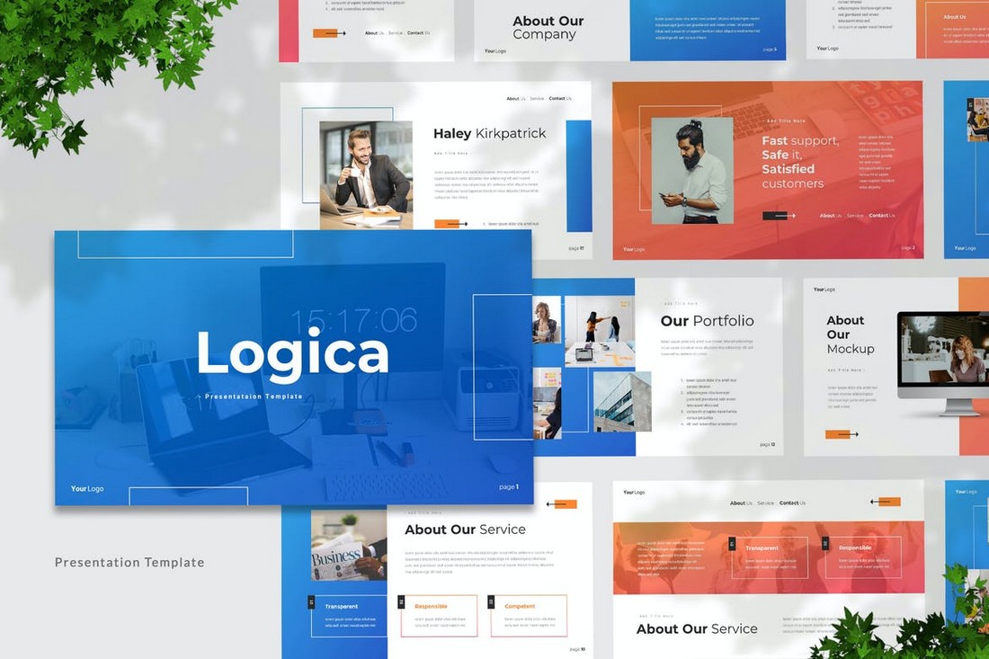 Logica - IT Consultant PowerPoint Template