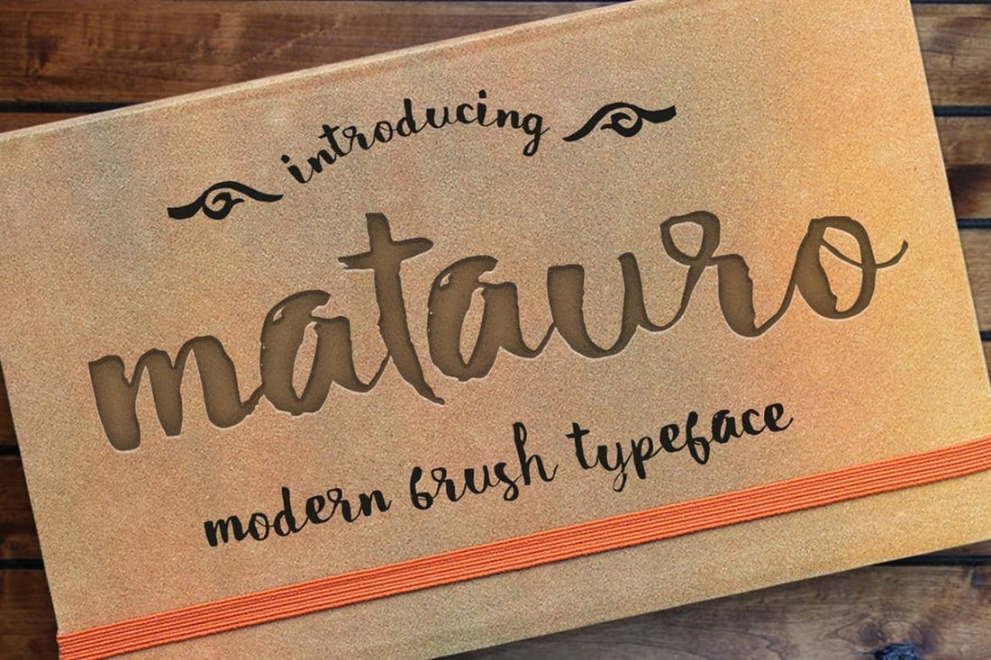 Matauro Modern Brush Font