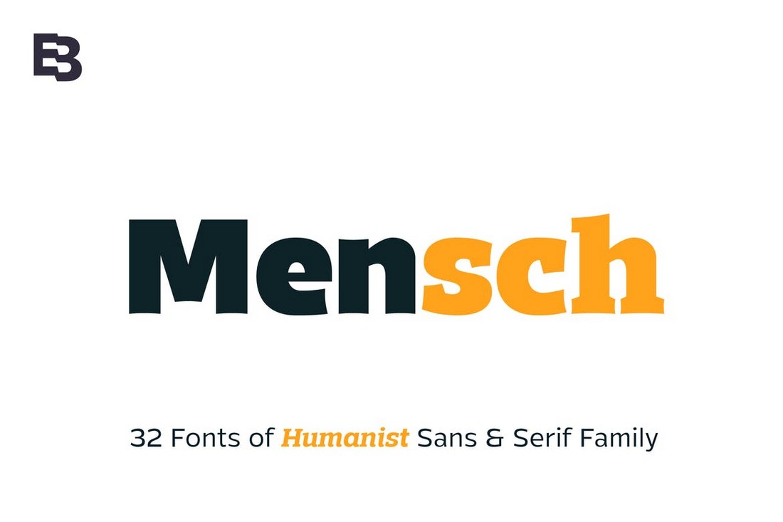 Mensch - Slab Serif Font Family