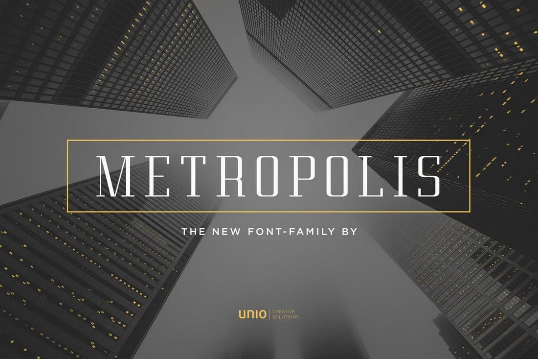 Metropolis Modern Font