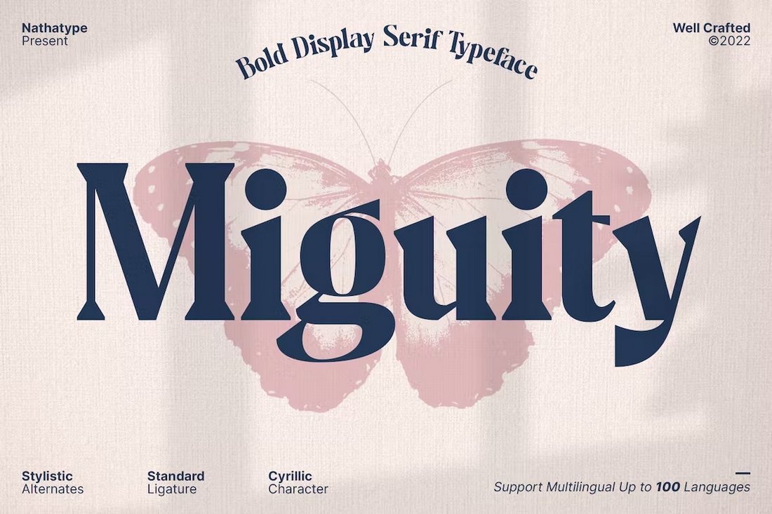 Miguity - Bold Display Font