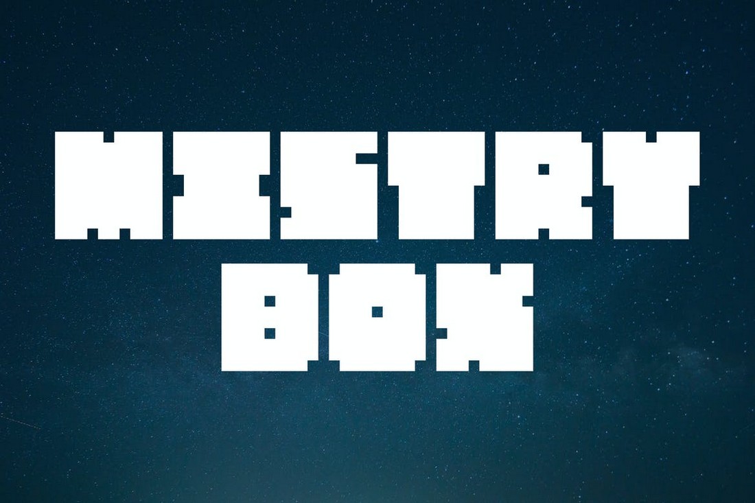 Mistry Box - Chunky Pixel Font