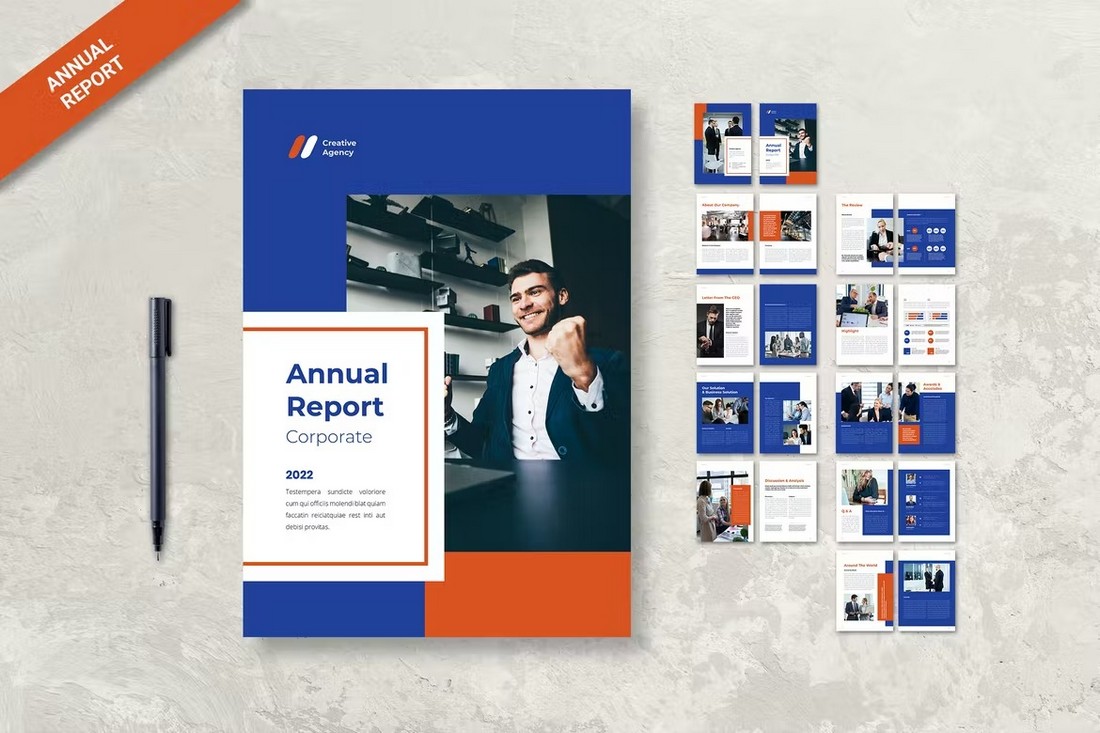 Modern Annual Report Brochure Designs
