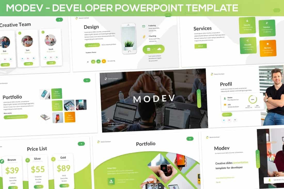 Modev - PowerPoint Presentation Template