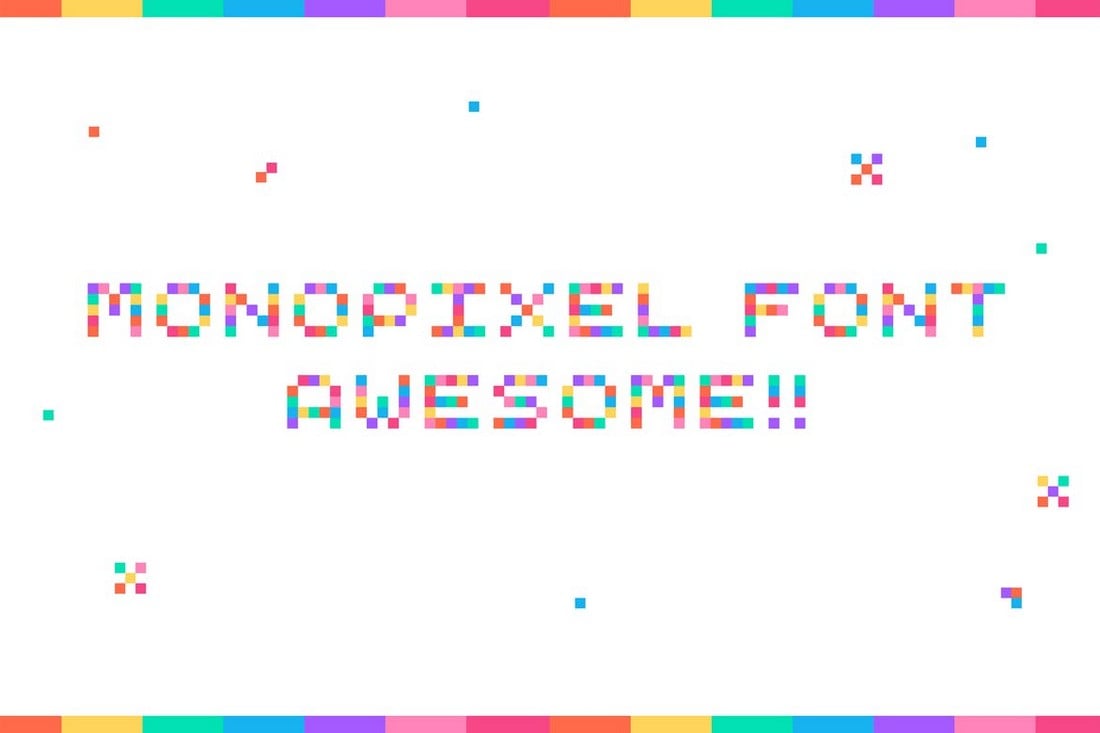 MonoPixel - Monospace Pixel Font