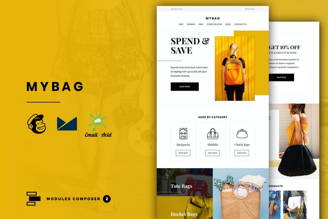 MyBag - Responsive eCommerce Email Template
