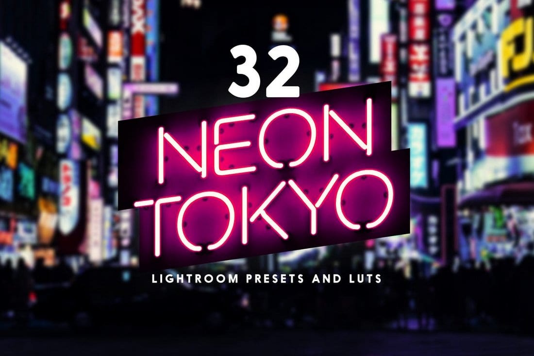 Neon Tokyo - 32 Lightroom Presets