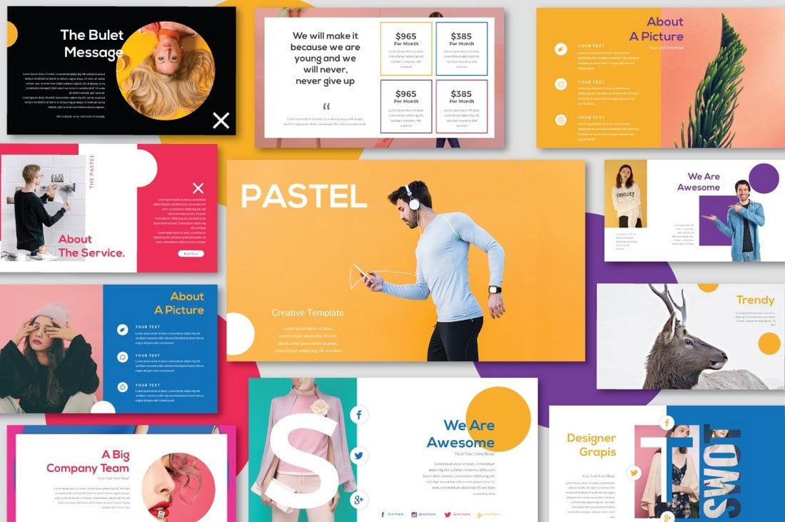 Pastel - Free PowerPoint Template