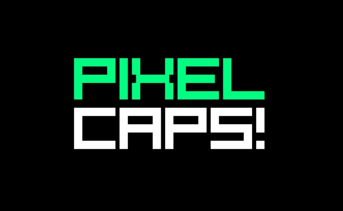 Pixel Caps - Free Pixel Art Font
