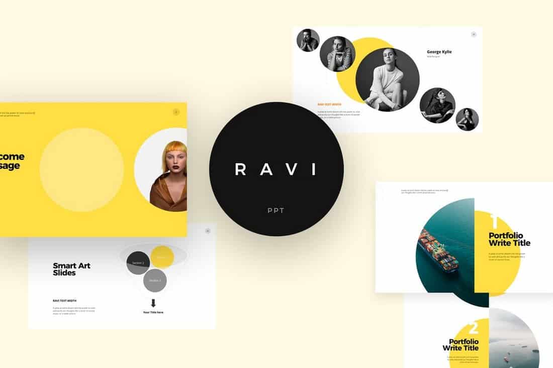RAVI - Elegant Powerpoint Template
