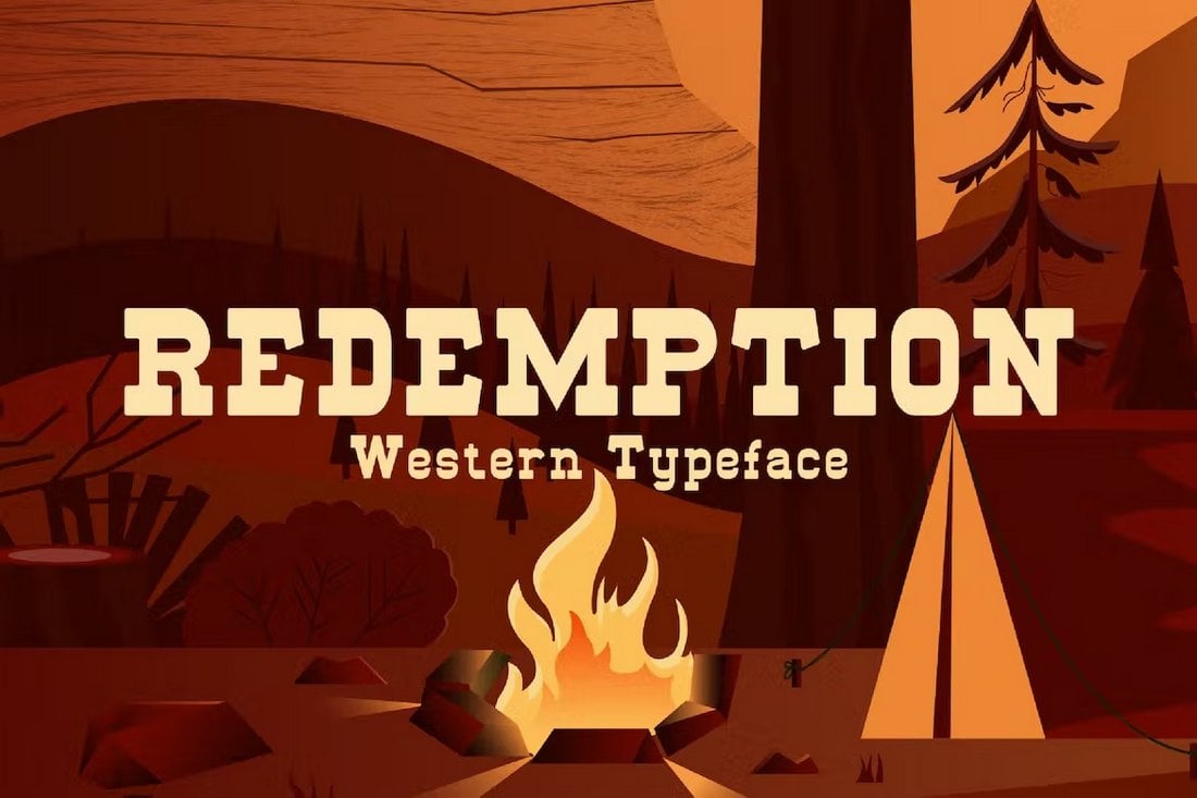 Redemption - Wild West Slab Serif Font