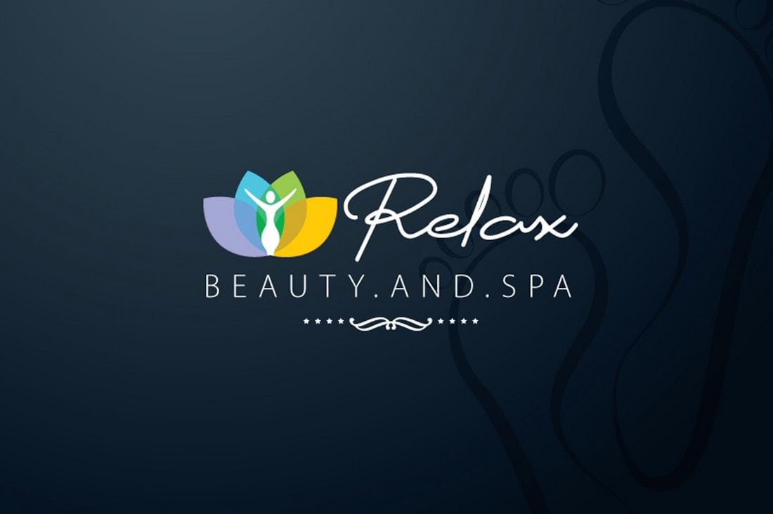 Relax Beauty & Spa Free Logo Template